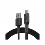 kaabel roheline Cell GC PowerStream USB-A - Micro USB 120cm Ultra Charge, QC 3.0