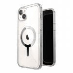 Speck GemShell Grip MagSafe &uuml;mbris seadmele iPhone 15 Plus / 14 Plus, l&auml;bipaistev kroomiv&auml;rvi detailidega
