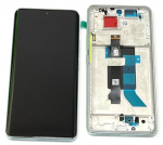 Ekranas Xiaomi Redmi Note 14 Pro 5G su lietimui jautriu stikliuku ir rėmeliu Coral Green originalus (service pack)