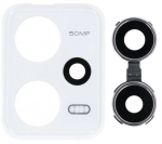 Xiaomi Redmi Note 12 Pro 5G kameros stikliukas (frame + lens 3pcs) Polar White originalus (used Grade A)