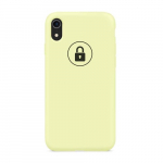 Dėklas "Silicone Case" skirtas iPhone XR / Yellow Mellow / su įpakavimu