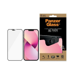 PanzerGlass E2E Microfracture Tempered Glass for iPhone 13 Mini CamSlider Case Friendly AntiBacterial - Black