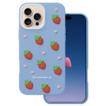 Maasika &uuml;mbris iPhone 16 Pro 6,3" sinine