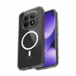 Crong Hybrid Clear Magnetic MagSafe &uuml;mbris seadmele Xiaomi Redmi Note 15 Pro, l&auml;bipaistev