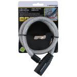 Dunlop v&otilde;tmega spiraalne jalgrattalukk, 65 cm, valge