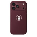 "Silicone Case v2" for iPhone 18 Pro Max / Cherry color / in package