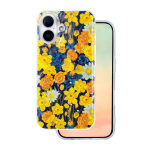 Glow Glam &uuml;mbris jaoks iPhone 16 6,1" oranž