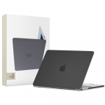 Tech-Protect SmartShell &uuml;mbris jaoks MacBook Air 13" M2 / M3 / 2022-2024 - matte must