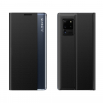 Uus Sleep Case raamaturiiuli t&uuml;&uuml;pi &uuml;mbris koos kickstand funktsiooniga Samsung Galaxy A02s EU mustaga