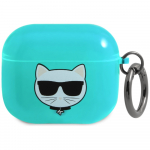 Karl Lagerfeld Choupette &uuml;mbris AirPods 3 jaoks - sinine