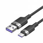 USB 2.0 A to USB-C 6A Vention CTOBH 2M kaabel (must)