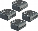 Komplekt of 4 Shelly 2PM Gen4 Zigbee/Matter Controllers