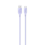 USAMS Laidas USB-C 6A 1,2m Port Display Fast Charging Lithe Series violetinis SJ568USB03 (US-SJ568)