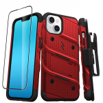 ZIZO BOLT Series &uuml;mbris seadmele iPhone 14, punane