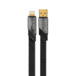 WEKOME WDC-190 Mecha Series USB-A&ndash;Lightning laadimis- ja andmekaabel, 1 m, Tarnish v&auml;rvitoonis