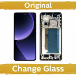 LCD ekranas suderinamas su Xiaomi 13T (13T Pro) su rėmeliu / Alpine Blue / (Atnaujinta: Kinija)