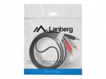 Lanberg Jack 3.5mm į RCA laidas 1.5m juodas