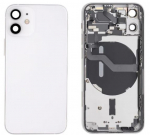 Aku kaas iPhone 12 mini White NFC laadimis-flex'i, mikrofoniga originaal (kasutatud Grade B)