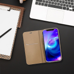 Kuldne Luna Book Gold klapiga &uuml;mbris Samsung S26 FE jaoks
