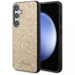 GUESS &uuml;mbris jaoks SAMSUNG S24 GUHCS24SHGGSHD (Glitter Script) kuldne