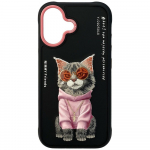 Nimmy Glasses Cool Cat &uuml;mbris jaoks iPhone 17 - must