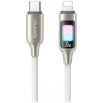 Laidas USAMS TC Series SJ749 30W USB-C į Lightning 1,2 m titaninis