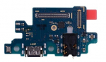 Flex Samsung A405 A40 2019 jaoks plugin, microphone, headphone connector original (service pack)