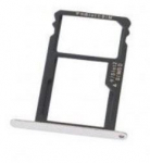 SIM kortelės laikiklis Huawei Honor 7 sidabrinis (baltas) originalus (service pack)