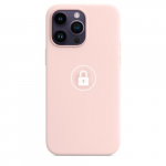 Dėklas "Silicone Case v2" skirtas iPhone 14 Pro / Chalk Pink / su įpakavimu