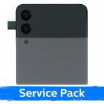 LCD ekranas suderinamas su Samsung F711 Z Flip3 (OUTER) su rėmeliu / Pilkas / (Service Pack)
