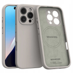 Spacecase Etui Silicone Mag iPhone 16 Pro stone