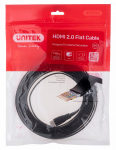 UNITEK 2.0 4K60HZ FLAT 5M C11063BK-5M - HDMI kaabel 5 m HDMI Type A (Standard) Must