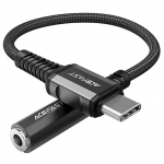 Acefast audio kaabel USB Type C - 3.5mm mini jack (female) 18cm, DAC, AUX must (C1-07 must)
