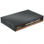 PoE &scaron;akotuvas 1000Mbps 16portų +2G uplink