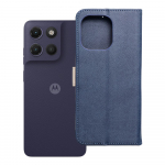 Klapp&uuml;mbris Motorola G17 Split Book, tumesinine ja kreemikas