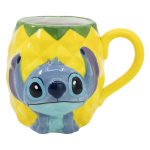 Disney Stitch Pineapple 3D keraamiline kruus kinkekarbis, 325 ml