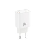XO CE53 PD 30 W seinalaadija, 1 &times; USB-C, valge