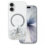 Tel Protect Moonlite Magsafe &Uuml;mbris jaoks Iphone 17 silver clear