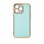 Lighting Color Case geel&uuml;mbris Xiaomi Redmi Note 11 jaoks kuldse raamiga, m&uuml;ndiroheline