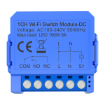 1-channel WiFi switch module with voltage-free contact Avatto WSM16-DC32V-1