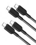 Anker greito įkrovimo laidas Anker310 60W 3A USB-C į USB-C laidas 90cm (2 vnt.)