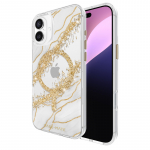 Case-Mate Karat MagSafe &uuml;mbris seadmele iPhone 16 Plus, Granite mustriga