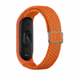 Apyrankė Braided Fabric Strap Xiaomi Mi Band 3/4/5/6 oranžinė