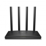TP-Link ARCHER C6 V4.0 belaidis mar&scaron;rutizatorius Gigabitinis eternetas Dviguba juosta (2,4 GHz / 5 GHz) Juoda