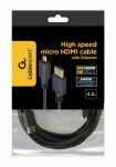 GEMBIRD HDMI-Micro HDMI Kaabel 4.5M V2.0 must CC-HDMID-15