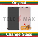 Ekranas skirtas Samsung A515 A51 juodas (Atnaujintas: Telemax) (NoFrame versija)