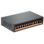 PoE &scaron;akotuvas 100Mbps 8portų +2G uplink