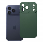 &Uuml;mbris iPhone 17 Pro Max / 18 Pro Max (madal kaameraserv) Matt 2.0 tumeroheline