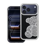 Case for iPhone 18 Pro Max / 17 Pro Max Teddy Bear silver