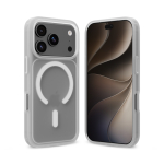 Crong Hybrid Matte Magnetic - MagSafe Case iPhone 18 Pro Max / 17 Pro Max (White)